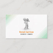 サッカーコーチ |プロフェッショナルスポーツ名刺 名刺 (正面)