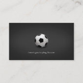 サッカーコーチ |プロフェッショナルスポーツ 名刺 (裏面)