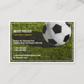 サッカーコーチ |プロフェッショナルスポーツ 名刺 (正面)