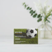 サッカーコーチ |プロフェッショナルスポーツ 名刺 (スタンド正面)