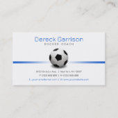 サッカーコーチ |プロフェッショナルスポーツ 名刺 (正面)