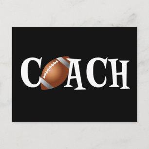 サッカーコーチ ポストカード