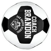 サッカーコーチ – ロゴ  サッカーボール (回転)