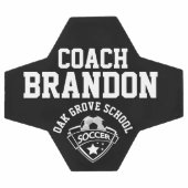 サッカーコーチ – ロゴ  サッカーボール (フラット)