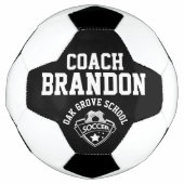 サッカーコーチ – ロゴ  サッカーボール (正面)