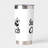 サッカーコーチ 保温保冷タンブラー (左面)