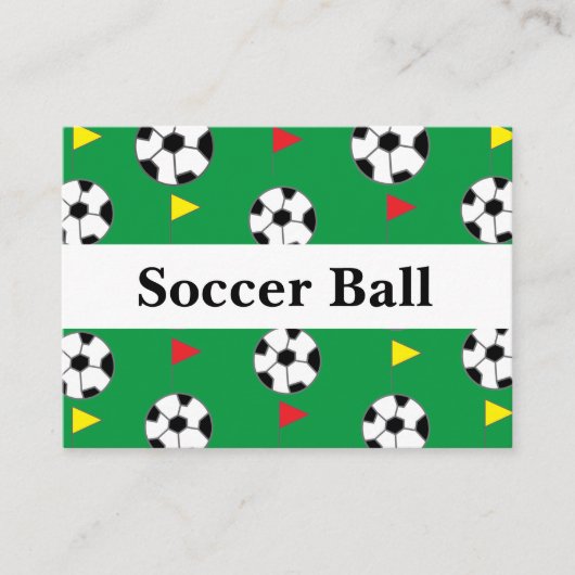サッカーコーチ 名刺 (正面)