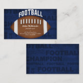 サッカーコーチ 名刺 (正面/裏面)