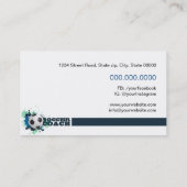 サッカーコーチ 名刺 (裏面)