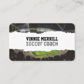 サッカーコーチ 名刺 (正面)