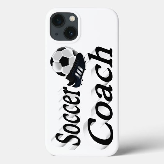 サッカーコーチ Case-Mate iPhoneケース (裏面)