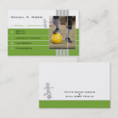 サッカーコーチ | Sports Gives Green 名刺 (正面/裏面)