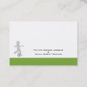 サッカーコーチ | Sports Gives Green 名刺 (裏面)