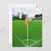 サッカーコーナーフラグ ポストカード (正面/裏面)