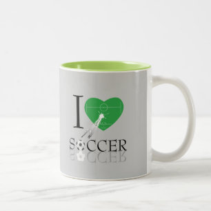 サッカーコーヒーマグ2トーン ツートーンマグカップ