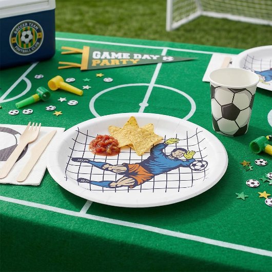 サッカーゴアリー ペーパープレート