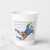 サッカーゴアリー 紙コップ (正面)