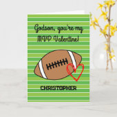 サッカーゴッドソンバレンタインデー カード (黄色い花)