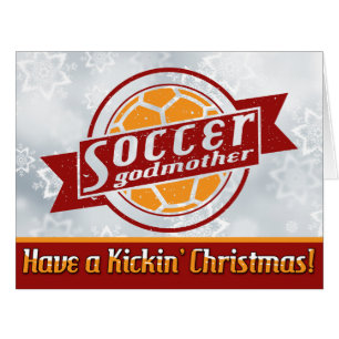サッカーゴッドマザークリスマスカード