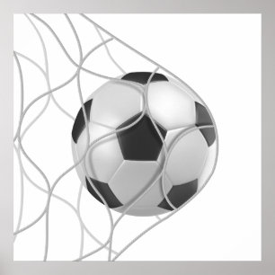 サッカーゴールのポスター ポスター