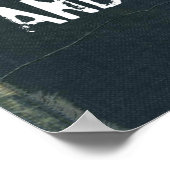 サッカーゴールのポスターRipped Denim 005 ポスター (角)