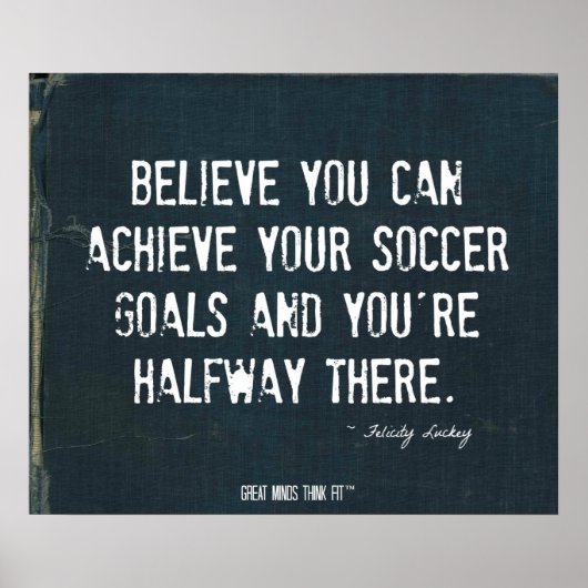 サッカーゴールのポスターRipped Denim 010 ポスター (正面)