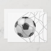 サッカーゴールはがき ポストカード (正面/裏面)