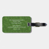 サッカーゴールキーパースケッチジムバッグ ラゲッジタグ (裏面横)