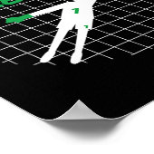 サッカーゴールキーパー 贈り物 Funny Goalkeeper Gift Shirt Fear T ポスター (角)