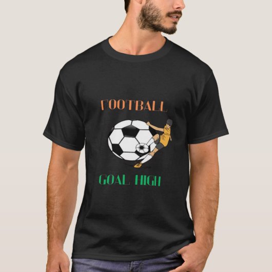 サッカーゴールハイTシャツ Tシャツ (正面)