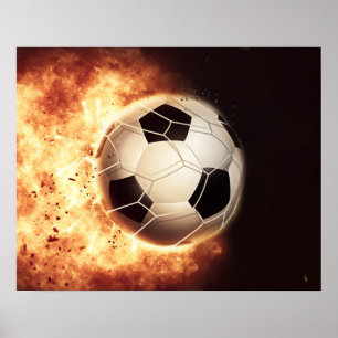 サッカーゴールポスター ポスター