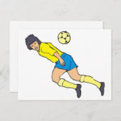 サッカーゴール ポストカード (正面/裏面)