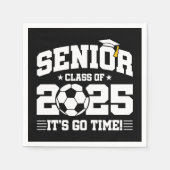 サッカーサッカークラス2025卒業シニア2025 スタンダードカクテルナプキン (正面)