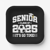 サッカーサッカークラス2025卒業シニア2025 ペーパープレート (正面)