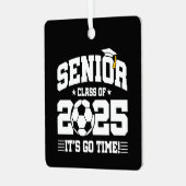 サッカーサッカークラス2025卒業シニア2025 メタルオーナメント (正面左)