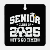 サッカーサッカークラス2025卒業シニア2025 メタルオーナメント (裏面)