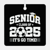 サッカーサッカークラス2025卒業シニア2025 メタルオーナメント (正面)