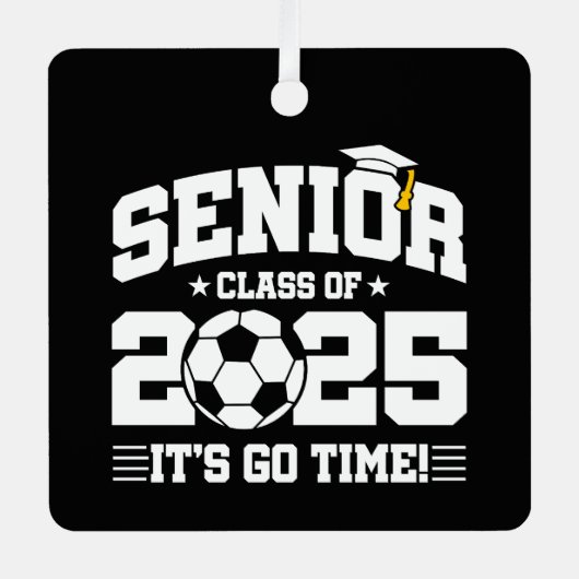 サッカーサッカークラス2025卒業シニア2025 メタルオーナメント (正面)