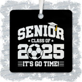 サッカーサッカークラス2025卒業シニア2025 メタルオーナメント