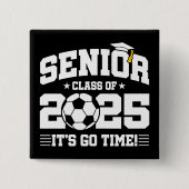 サッカーサッカークラス2025卒業シニア2025 缶バッジ (正面)