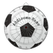 サッカーサッカーゲームルーム白黒ボール ダーツボード (正面)