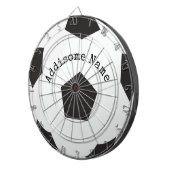 サッカーサッカーゲームルーム白黒ボール ダーツボード (正面右)