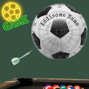 サッカーサッカーゲームルーム白黒ボール ダーツボード