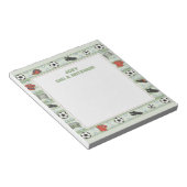 サッカーサッカースポーツテーマパーソナライズされた(ユダヤ教の)バル・ミツバー ノートパッド (アングル)