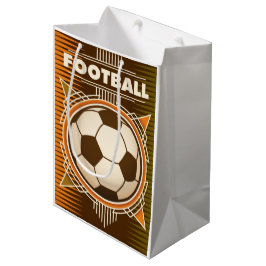 サッカーサッカースポーツボール ミディアムペーパーバッグ