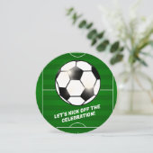 サッカーサッカーテーマ誕生日パーティーイベント 招待状 (スタンド正面)