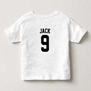 サッカーサッカー名前をカスタムする及び番号 トドラーTシャツ