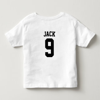 サッカーサッカー名前をカスタムする及び番号 トドラーTシャツ