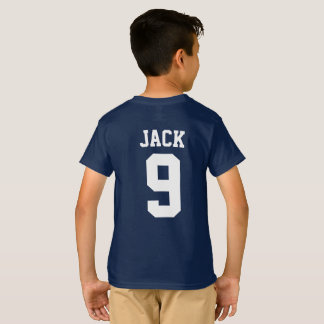 サッカーサッカー名前をカスタムする及び番号 Tシャツ
