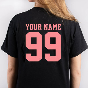 サッカーサッカー名番号男の子パーソナライズされた女 Tシャツ